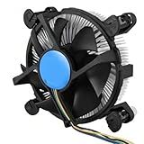 Cooler Cpu Intel Processador De Ar 775/115x/1366/1200/1700 2400 Rpm Ventilador Socket Lga Pc Processamento Silencioso Fan Para Gabinete Ventilação Computador Informática