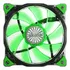 Cooler Fan Gamer Ventilador Led 12cm Gabinete Akasa Vegas Led Verde