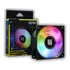 Cooler Fan Led Rgb Para Pc Gabinete 80mm 3 Pinios E Molex