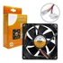 Cooler Fan Preto 80x80x25 8cm 80mm Ventoinha Gabinete Dx-8c