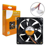 Cooler Fan Preto 80x80x25