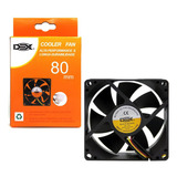 Cooler Fan Preto 80x80x25