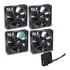 Cooler Fan Storm 8cm 80mm Ventoinha  Pc Gabinete Gamer Kit 4