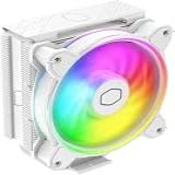 Cooler Master Hyper 212 Halo White Cpu Air Cooler, Ventoinha Pwm De 120 Halo², Argb De Loop Duplo, Tampa Superior De Alumínio, 4 Tubos De Calor De Cobre, 154 Mm De Altur
