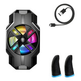 Cooler Para Celular Gamer Gela Até 15    Luvinha De Dedo
