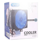 Cooler Para Processador C/ Led Azul Silencioso 3 Pinos