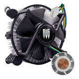 Cooler Para Processador Com Base De Cobre 4 Pinos Pwm Com Dissipador Velocidade 2300 Rpm Tdp 75w Silencioso Compativel Com Intel E Amd