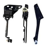 Copgge Dobradiça De Rolo De Porta Deslizante De Carga Lateral Esquerda Conjunto De Rolos Inferior Superior E Médio Serve Para Ford Transit Connect 2.0l 2.5l 2014 2015 2016 2017 2018 2019 2020