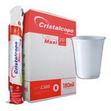 Copo 180ml Descartavel Maxi Pp Caixa C  2500 Br Cristalcopo