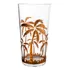 Copo Alto Ribeiro E Pavani Acrílico Palm Tree Marrom 650 Ml 