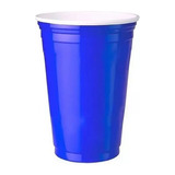 Copo Americano 400ml Azul Blue Cup Beer Pong 25 Unid