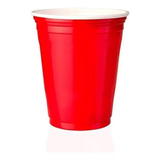 Copo Americano 400ml Vermelho Red Cup Beer Pong 25 Unid