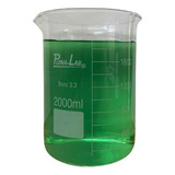 Copo Becker Em Vidro   2000 Ml   Graduado