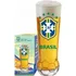 Copo Bola 400 Ml Bandeira Cbf Globimport Transparente