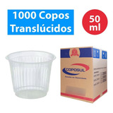 Copo Descartável 50ml Café Cafezinho Chá 1000 Unid Cristal