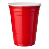Copo Descartável Trik Trik Copo Americano Americano De 400ml Cor Vermelho Kit Com 50 Unidades