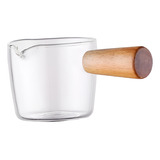 Copo Dosador De Expresso Vidro Bambu Turkish 100ml Mimo