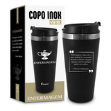 Copo Inox Emborrachado Enfermagem