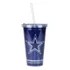Copo Nfl Com Canudo Dallas Cowboys 480ml