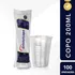 Copo Plástico Descartável Transparente 200ml P  Água   100un