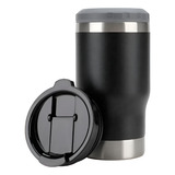 Copo Térmico 420ml Porta Garrafa Latinha 420ml Com Abridor Cor Preto
