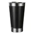 Copo Termico C/ Tampa E Abridor 473ml Aço Inox Cor Preto