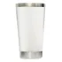 Copo Térmico Caneca Cerveja - Chá - Achocolatado - Bebidas - Com Tampa E Abridor Agua Gelada Cor Branco Copo Térmico 473ml Com Tampa E Abridor Para Cerveja