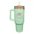 Copo Tumbler Térmico 12h Pingente 1,15l Baby Yoda Star Wars Cor Verde-claro