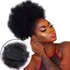 Coque Afro Puff Sensacional Aplique Ideal Para Volume Lindo  Cor Preto