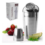 Coqueteleira Inox 500 Ml 3 Peças Drinks Caipirinha Bar