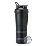 Coqueteleira Shakeira Para Whey Blender Bottle Prostak 650ml Cor Black Full