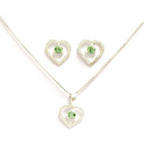 Coracao Cristal Swarovski Brinco
