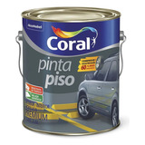 Coral Tinta Piso Alta Resistencia 3 6lt Cor Cinza Escuro