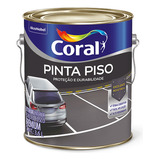 Coral Tinta Piso Cinza Escuro 3 6l