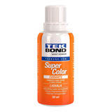 Corante Líquido Tekbond Laranja 50ml   Embalagem Com 12 Unid