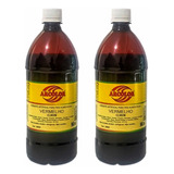 Corante Líquido Vermelho 960ml Kit 2 Unidades
