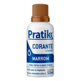 Corante Pratik Liquido Marrom
