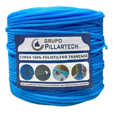 Corda Azul Nylon Multifilamento 4mm Rolo Com 3kg 465 Metros
