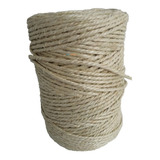 Corda Cordão Fio Sisal 4mm Rolo De 165 Metros