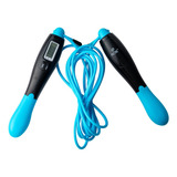 Corda De Pular Com Contador Digital Azul T295 Acte Sports
