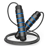 Corda De Pular Cross Rolamento Speed Rope Profissional Fit Cor Azul