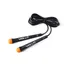Corda De Pular Profissional Pvc Crossfit Treino Em Casa Vollo Vp1075 Preto Ajuste Comprimento 275cm