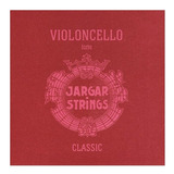 Corda La Avulsa P/ Cello Jargar Classic Red. Tensão Forte