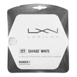 Corda Luxilon Savage 16l 1 27mm Branca   Set Individual