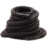 Corda Naval Preta 40mm 12mts treino funcional academia rope