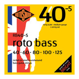 Corda Para Baixo 5 Cordas Rotosound Roto Bass Rb40-5 040/125