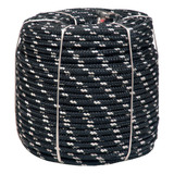 Corda Pet Rolo Verde 08mm 240m Resistente Cor Preto