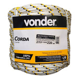 Corda Trançada Multifilamento 8mm X 220 Metros Amarração Cargas Vonder 8053082200
