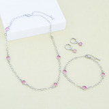 Cordao Chocker Pulseira Brinco