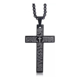 Cordao Corrente Colar Crucifixo